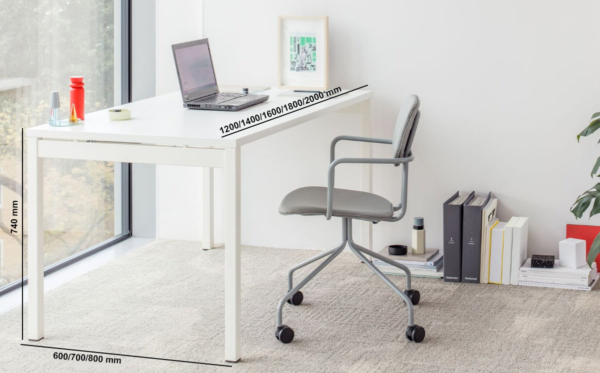 Bloom – Operational Office Desk With Optional Credenza Unit