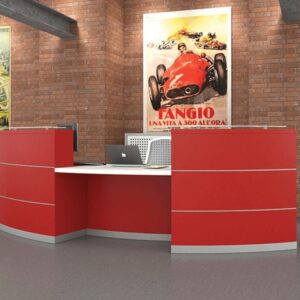 Aesop 2 – Chilli Red Reception Desk