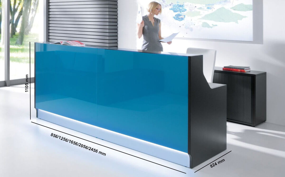 Finley – Straight Reception Desk Size Img