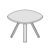 Rounded Corner Shape Table (2 and 4 Persons)