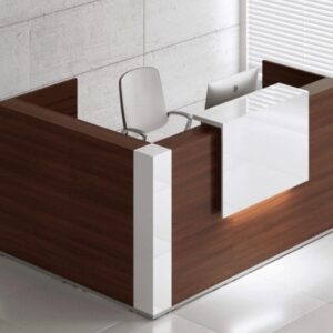 Andreas 8 – Reception Desk Enclosed Unit