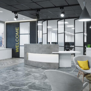 Safa 2 – Reception Desk In Brown Orleans Oak (1)