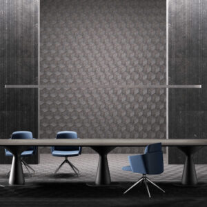 Banks – Oak Boardroom Table With Curved Edges Main