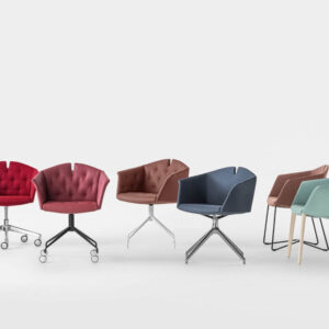 Jett – Armchair In Multicolour With Various Base 1