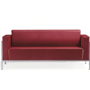 Brooke – Block Armchair and Sofa in Multicolour with Chrome Frame