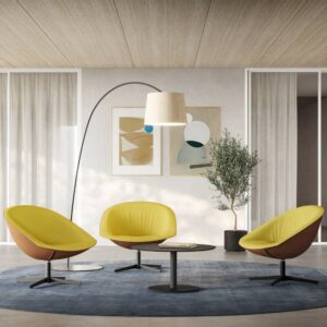 Leia Tub Chair With Multiple base Options Main Img