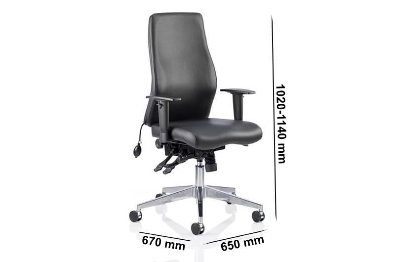 Nyra – Curved Bonded Leather Executive Chair