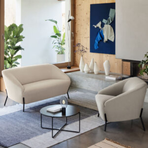 Santos 2 – One, Two And Three Seater Armchair With Chrome Legs 05