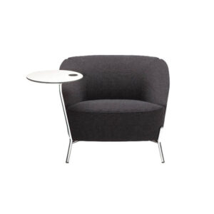 Santos – Multicolour Medium Back Armchair With Attached Table 01