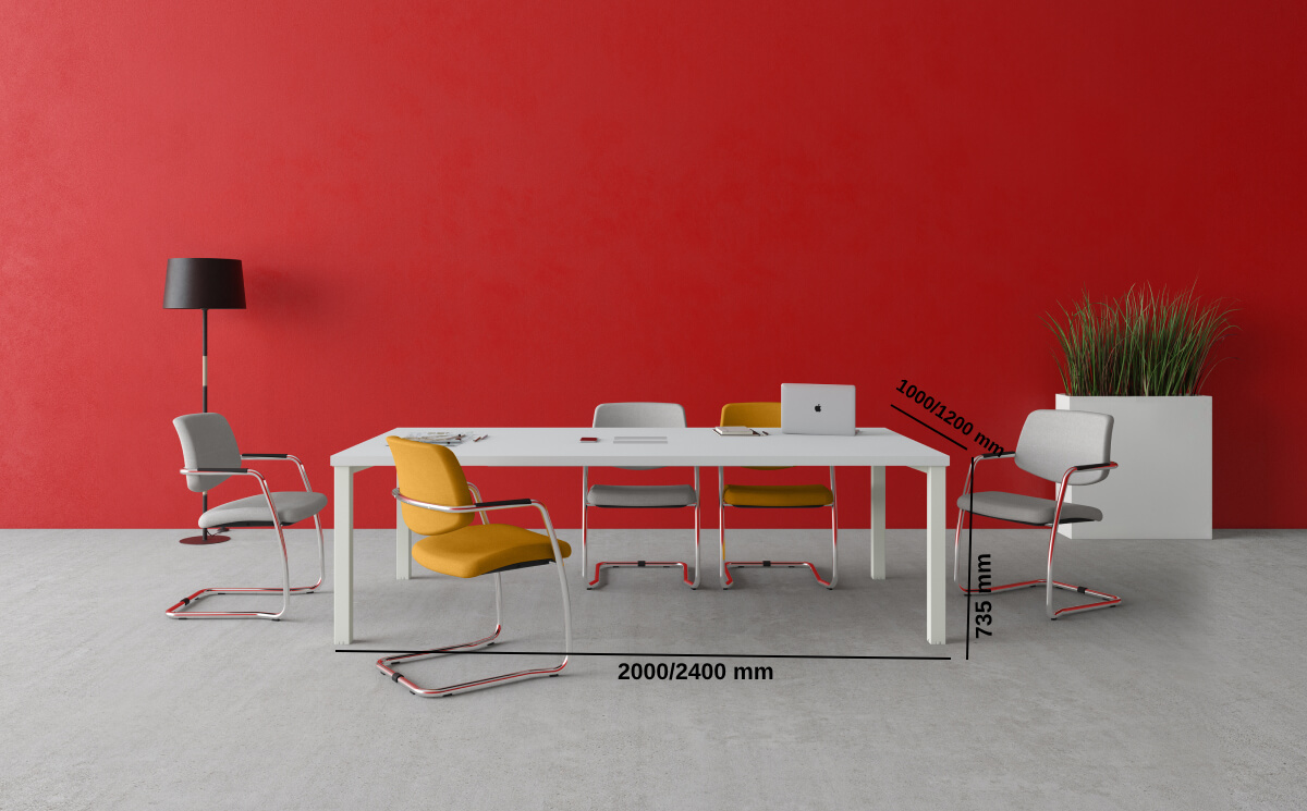 Cosimo – Rectangular Desk With Metal Legs Size Img (1)