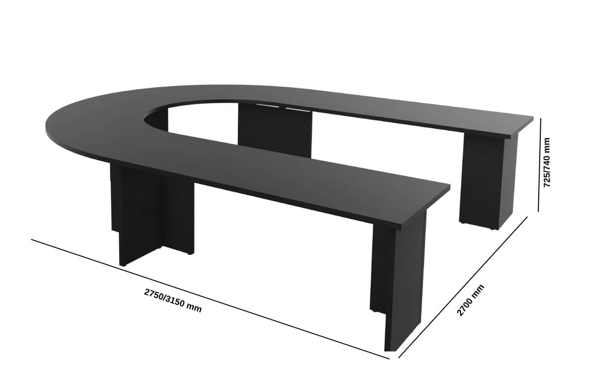 Luca 1 – U Shape Meeting Table Size Img