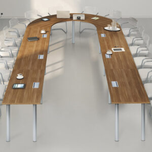 Modulo U Shape Meeing Table With Circular Section Metal Leg Main Image