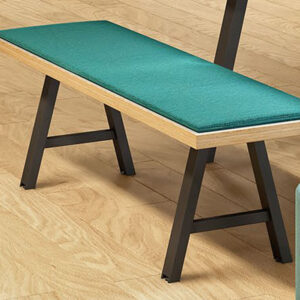 Croyed Steel Leg Bench