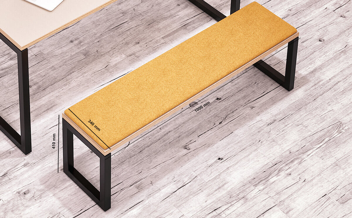 Giovan 2 Bench With Optional Cushion Size