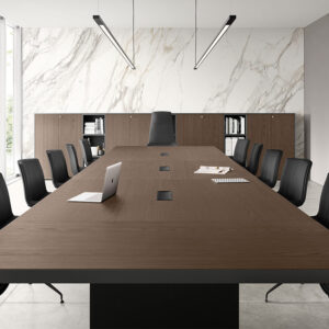 Hype Meeting Table With Wood Venee Top Main Image