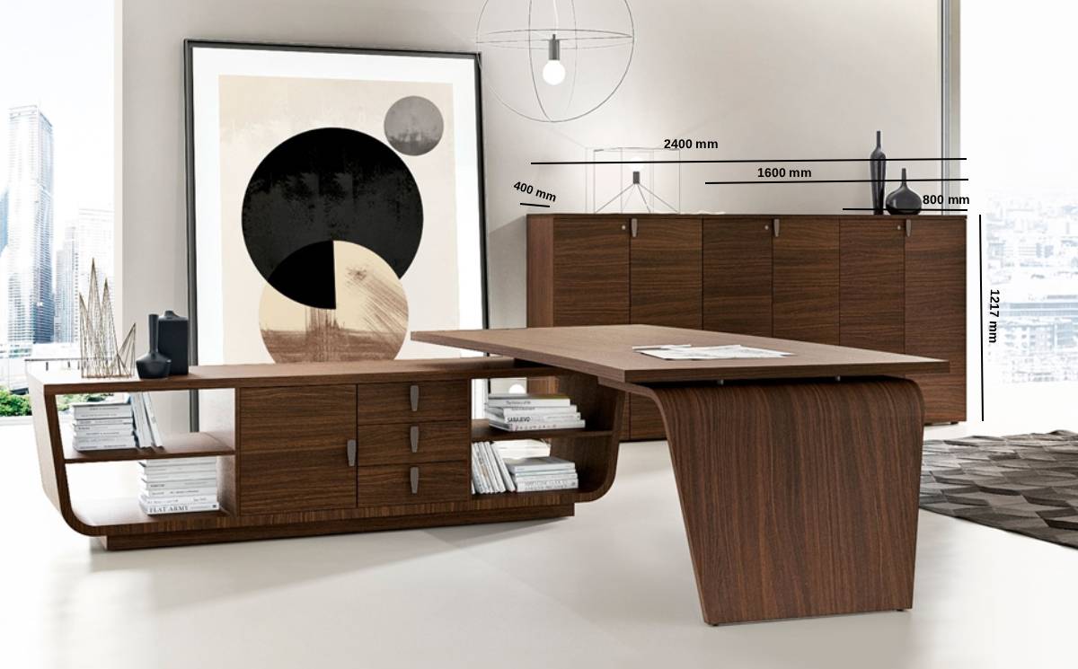 Oxford 5 – Wood Finish Storage With Doors Size Img