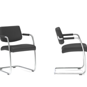 Velma – Cantilever Visitor Chair With Arms 01