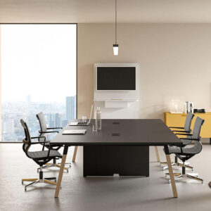 Union Meeting Table With Optional Centeral Panel Legs Main Image