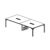 Medium Rectangular Shape Table (1 Middle Panel Leg, 8 and 10 Persons)