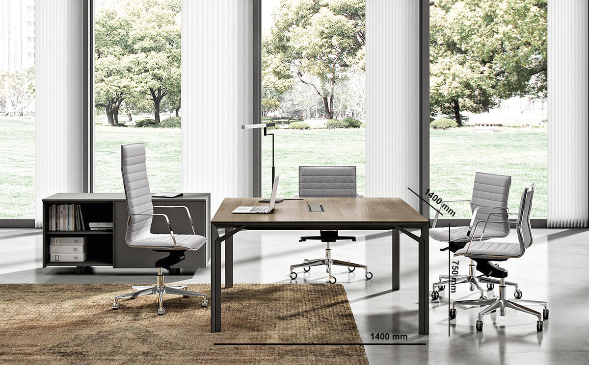 Gavino – Square Meeting Room Table Size Img