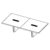 Small Rectangular Shape Table (8 and 10 Persons)