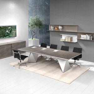 Prime 3 Meeting Room Table With Double Base Main Image