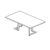 Small Rectangular Shape Table (6 and 8 Persons)