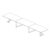 Large Rectangular Shape Table (16,18 and 22 Persons)