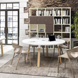 Don 3 A Legs Round Shaped Meeting Room Table Main Image