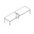 Medium Rectangular Shape Table (12 and 16 Persons)
