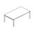 Medium Rectangular Shape Table (6 and 8 Persons)