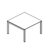 Small Rectangular Shape Table (4 and 8 Persons)