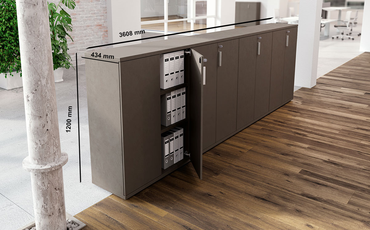 Saavi – Storage Unit With Hinged Doors Size