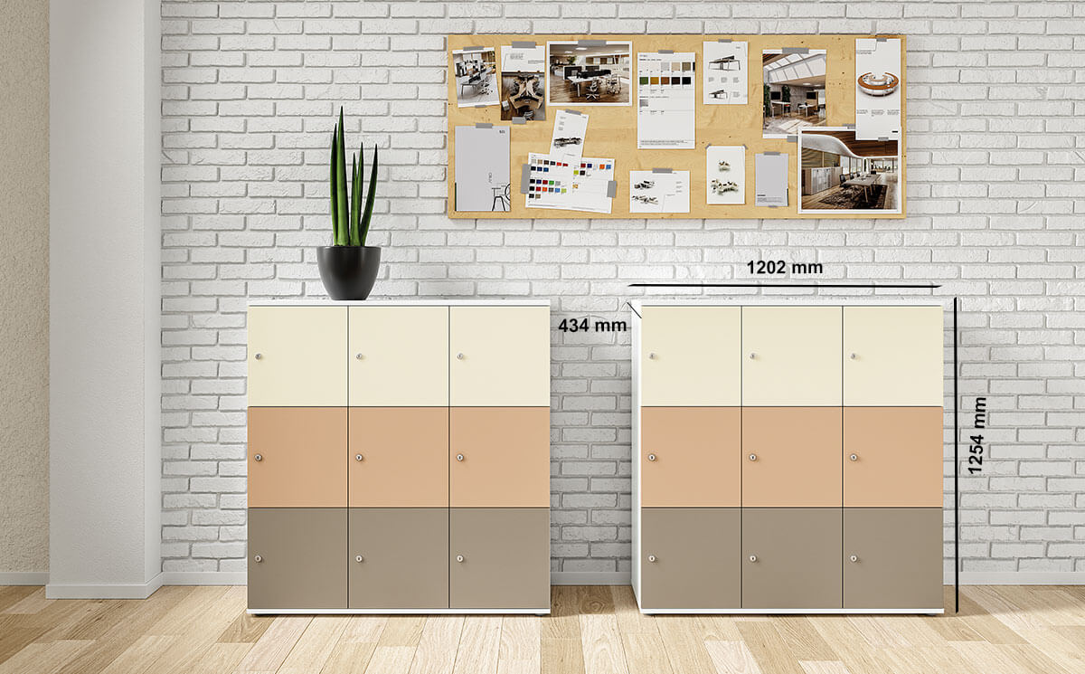 Sabola 1 – 3 Modules Storage Unit Size