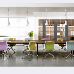 Oaka 1 – Barrel Shaped Meeting Room Table 03