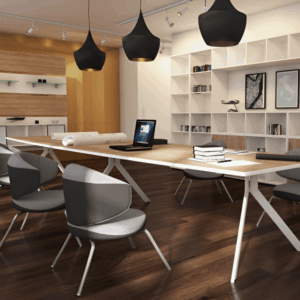 Oakley 5 Y Leg Rounded Corner Meeting Room Table