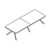 Large Rectangular Shape Table (14 Persons)