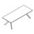 Small Rectangular Shape Table (6 and 8 Persons)