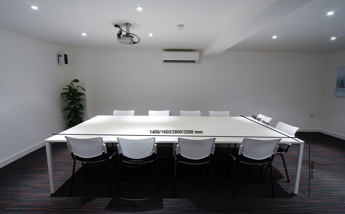 Alessio 5 Wide Meeting Table