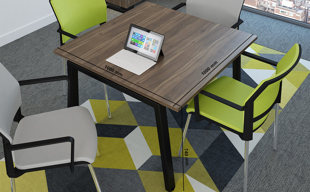 Eilif 1 – Square Rectangular Meeting Room Table
