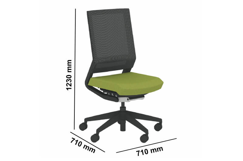 Ezel – Task Chair With Optional Arms And Headrest Size