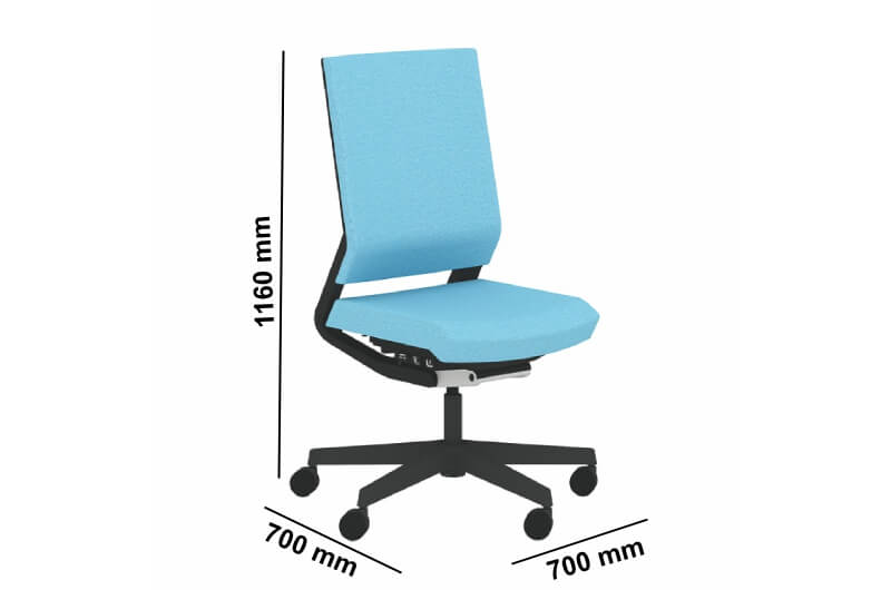 Ezhil – Task Chair With Optional Arms Size
