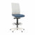 L740 x D740 x H1540 (Mesh Draughtsman Chair with White Mesh Back)