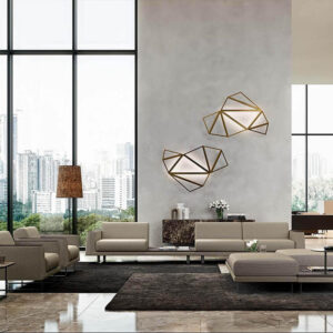 Gaetano Small Large And Extra Large Sofa With Arm, Table And Cushion 02