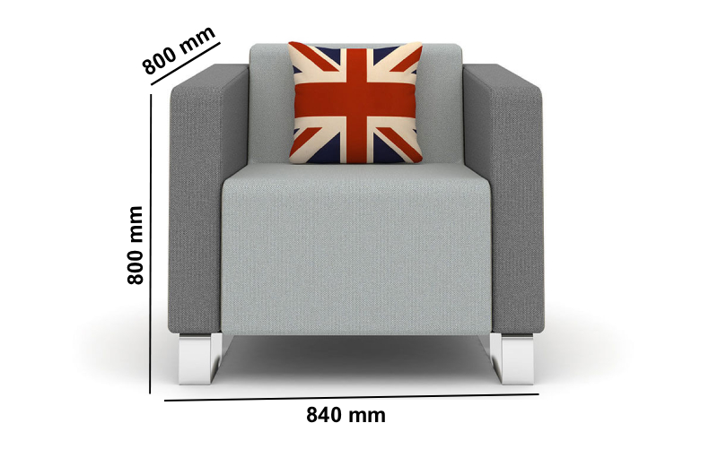 Vristi 1 – One, Two And Three Seater Sofa Dimensions Image