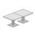 Small Rectangular Shape Table (8 Persons)