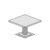 Square Shape Table (4 Persons)