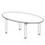 Small Oval Shape Table (6 Persons)