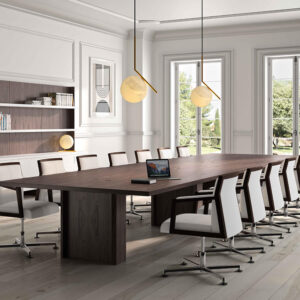 Alberto 1 Round, Rectangular And Barrel Shaped Meeting Table 11