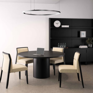 Alberto 1 Round, Rectangular And Barrel Shaped Meeting Table 15
